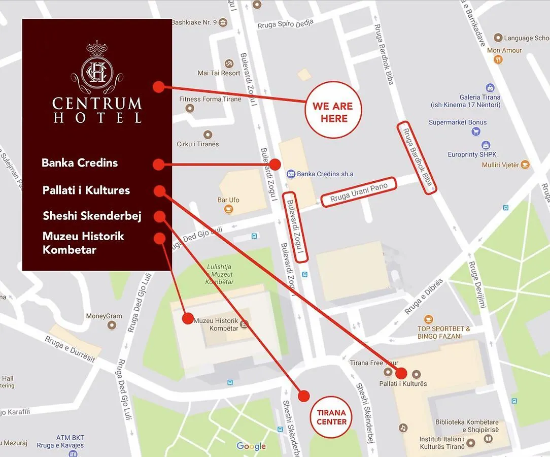 Centrum Hotel Tirana